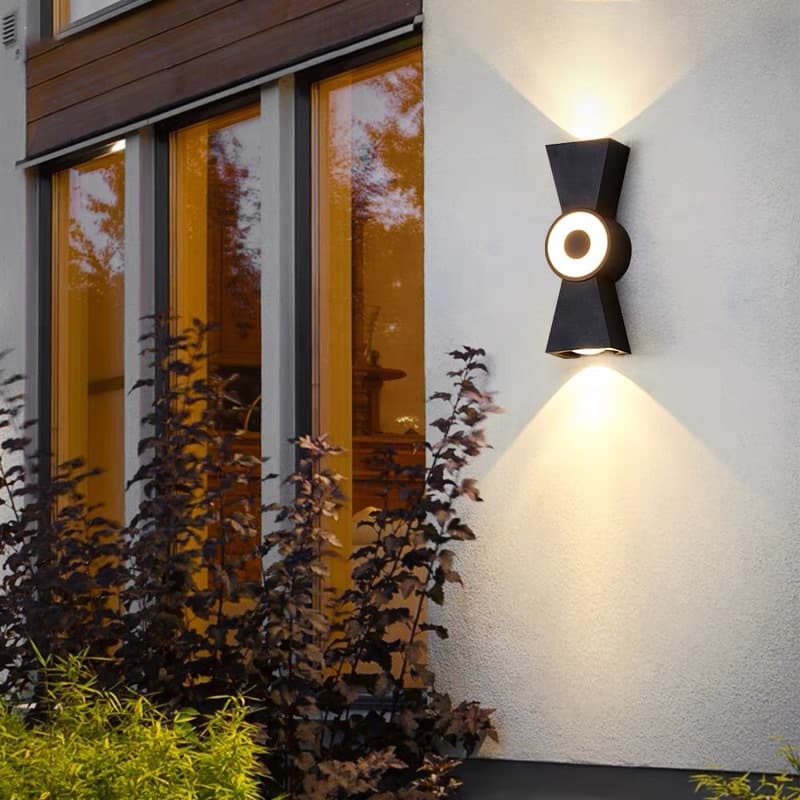 Cross-border outdoor LED wall lamp waterproof garden lamp stair aisle LED waterproof wall lamp modern simple outdoor lamp