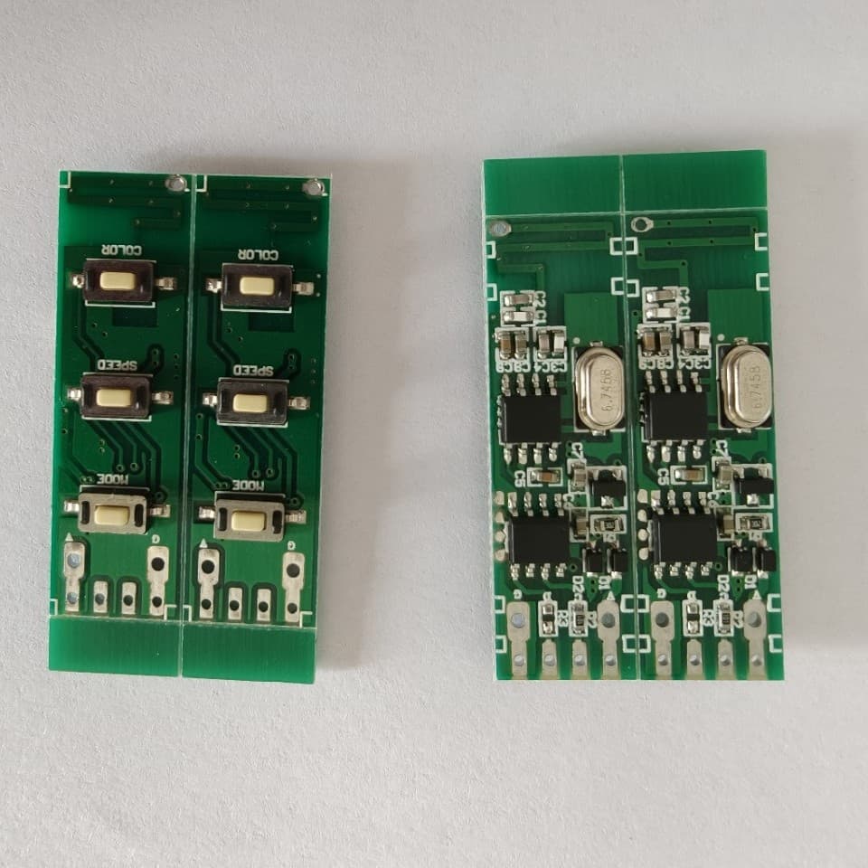 Mini 3-Button RF Wireless LED Color Controller PCBA Solution Board USB Strip Controller Board
