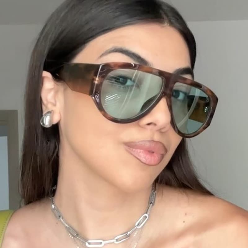 Fashionable Women's Sunglasses Personality Style New Hot Sale Of The Season Model Luxury Feelings Cross-Border Optical Glasses f