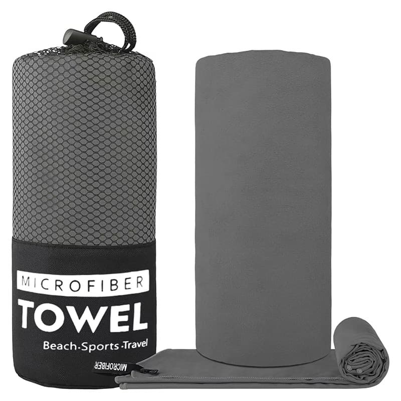 Amazon Export Double-Sided Velvet Quick-Dry Towel, Microfiber Sports Fitness Towel, Portable Yoga Swimming Wholesale
