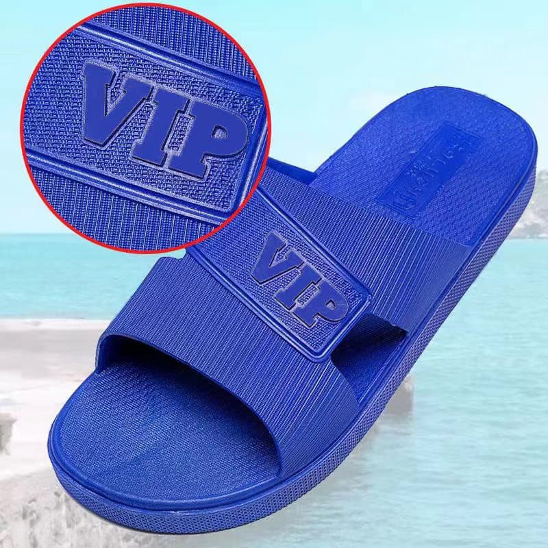 2025 Summer New Plus Size Men's Slippers Simple Home Slippers Non-Slip Wear-Resistant Men's Slippers Manufacturer Wholesale