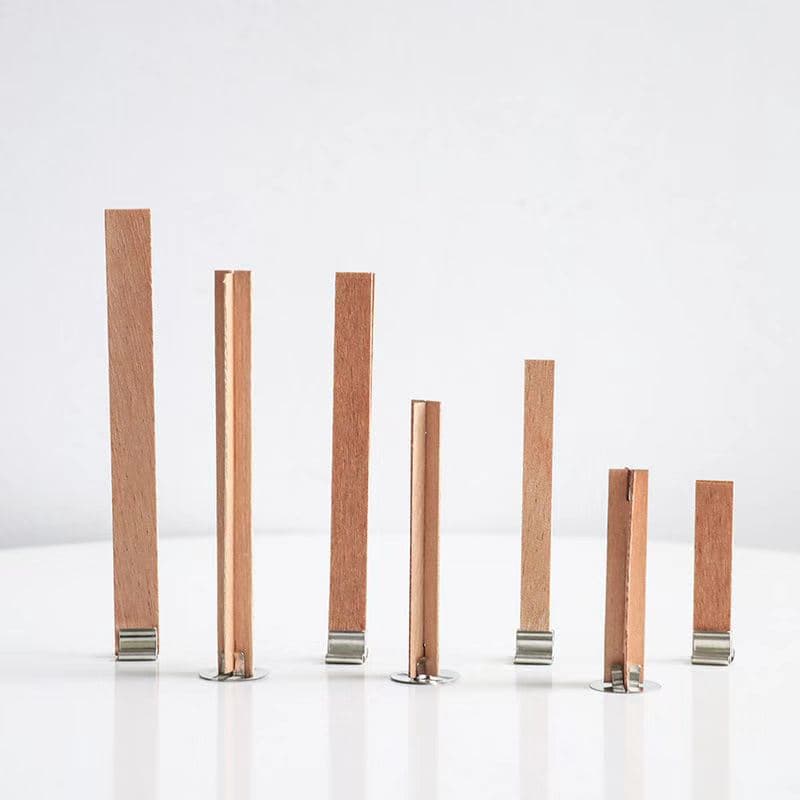 Factory Direct Wood Chip Candle Wick Scented Candle Wooden Wick DIY Candle Material Wood Core