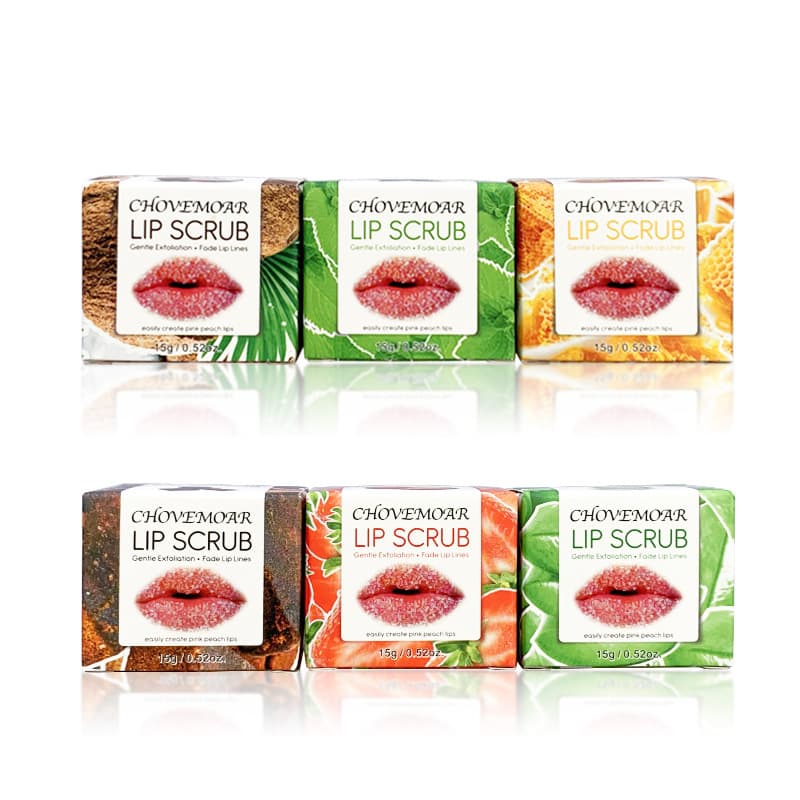 Chu Mo Full English Black Sugar Lip Scrub Exfoliating Lip Mask Balm Gel Cross-border