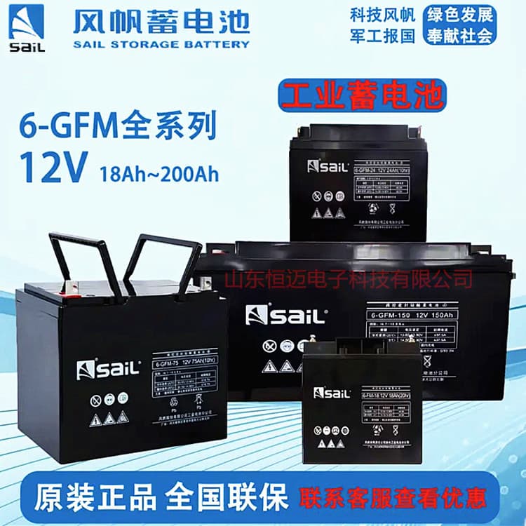 Yangzhou Fengfan Battery 12V24/38/65/100AH for DC Panels in Server Rooms, UPS/EPS Power Supply