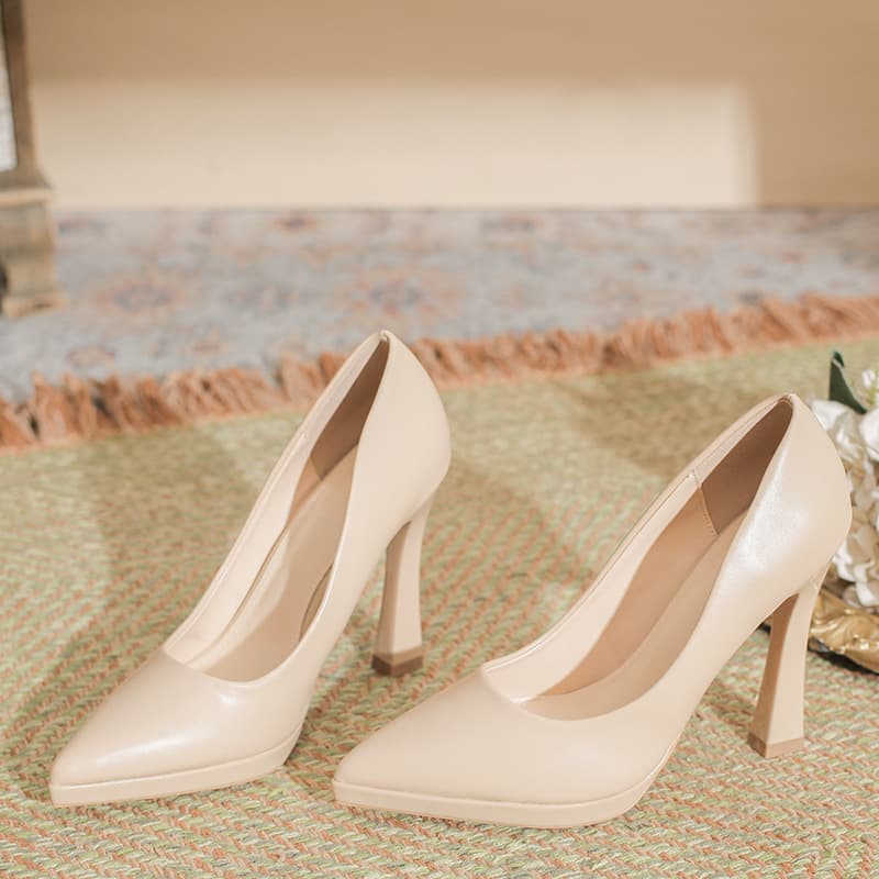 2026 New Cross-border Women's High Heels European and American Comfortable and Versatile Catwalk Sexy Pointed Toe Women's Shoes Small Women's Shoes