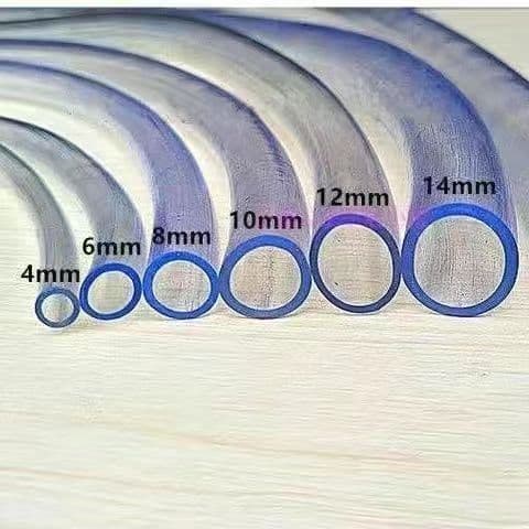 Source Manufacturer Stock PVC Transparent Hose Horizontal Pipe Aquaculture Plastic Hose PVC Industrial Wire Conduit