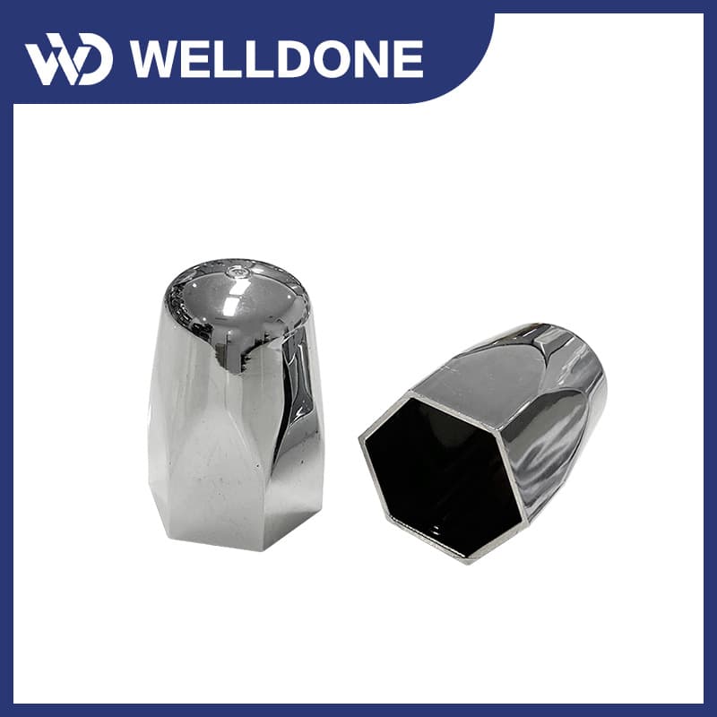 Cross-border Truck Chrome Nut Cover 33mm 32mm ABS Truck Nut Cover