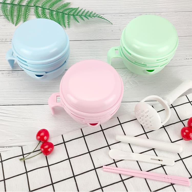 Baby Manual Food Grinder Bowl Set Children's Fruit Puree Tool Kit Infant Supplementary Food Grinding Utensils