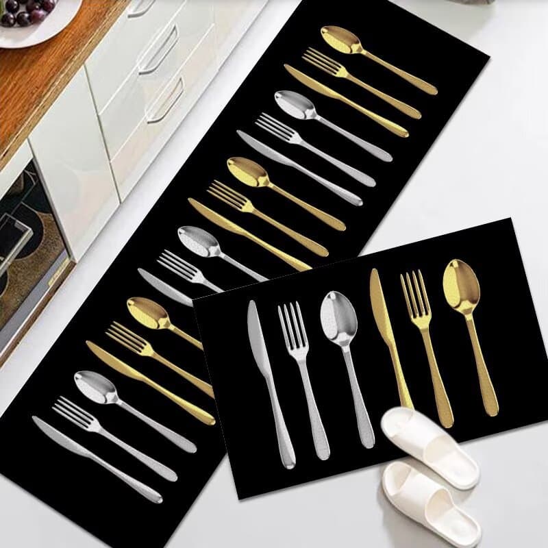 Kitchen Floor Mat, Non-Slip, Stain-Resistant, Waterproof, Oil-Proof, Absorbent, Soft Diatom Mud Mat, Bathroom Absorbent Mat
