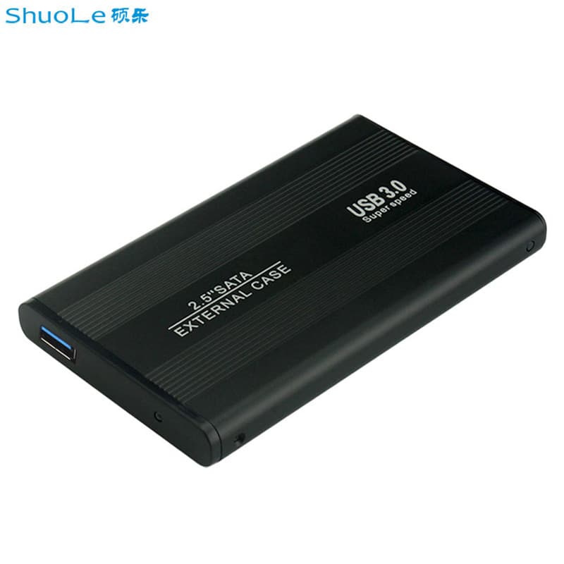 Source factory metal 2.5-inch SATA serial port laptop SSD to USB 3.0 external hard drive enclosure