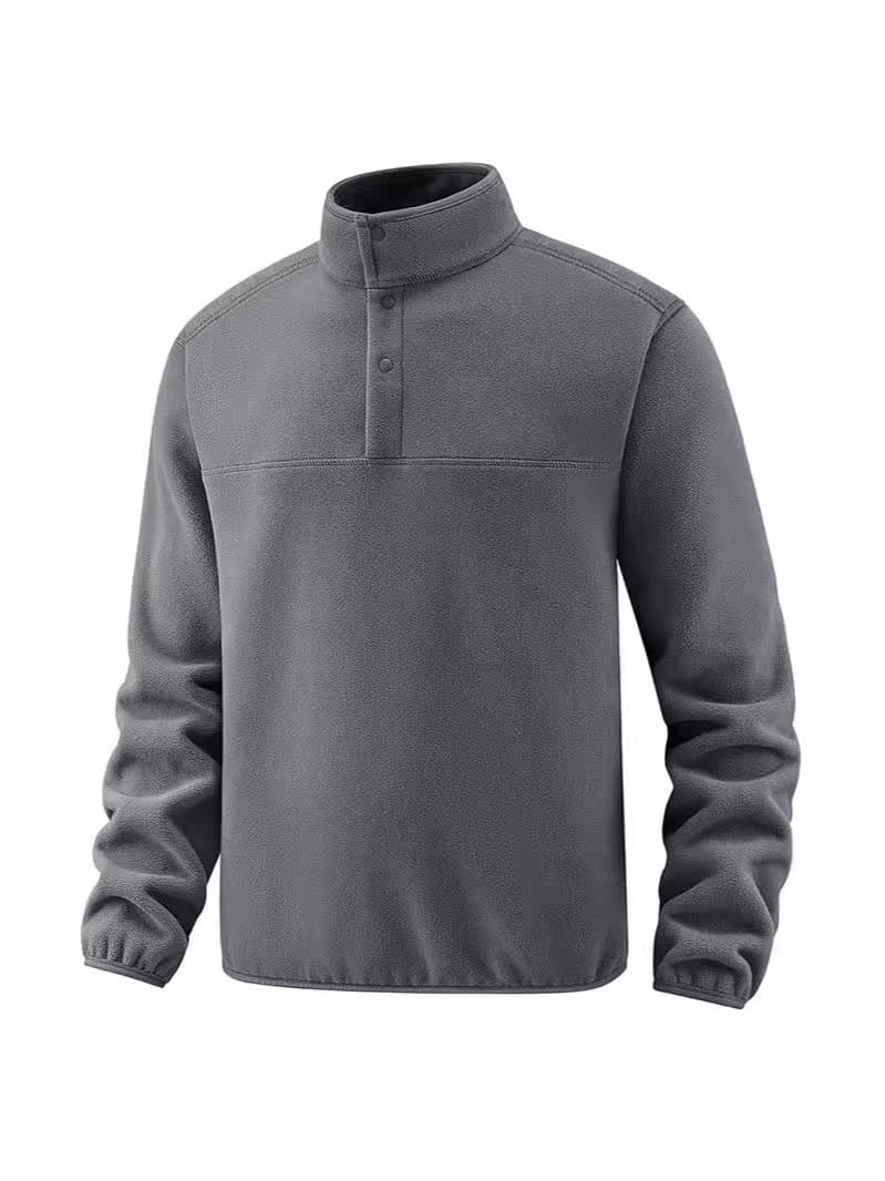 Cross-border sweatshirt autumn and winter fleece jacket men's coat jacket polar fleece top live jacket liner youth casual