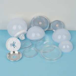Half-dome LED Bulb Plastic Cosmetic Mirror Bulb Aluminum Base Housing for Home Ceiling Restaurant Lamp Mirror Light