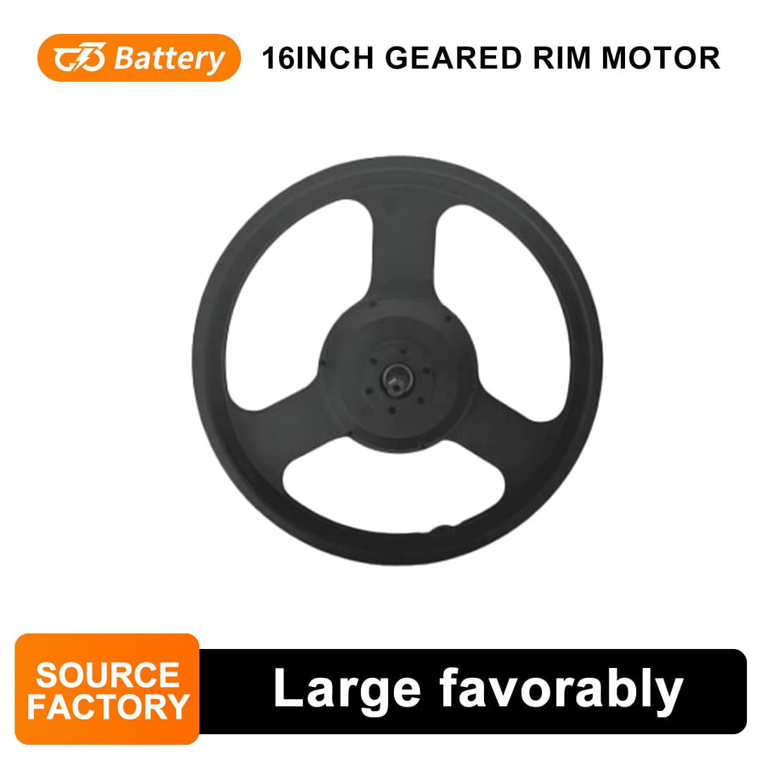 36V 48V 250W 350W Electric Bike Snowmobile 16 Inch High-Speed Integrated Motor 120-155mm Dropout