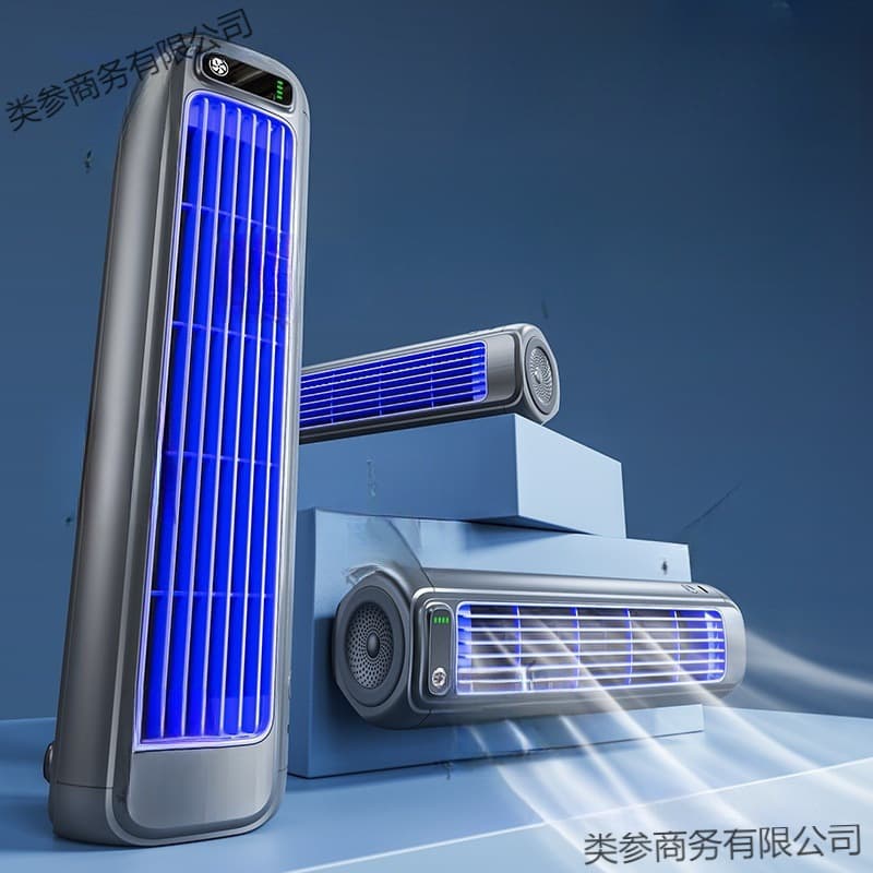 Mini desktop fan, ultra-quiet, portable, suitable for office desks, dormitories, beds, and homes.