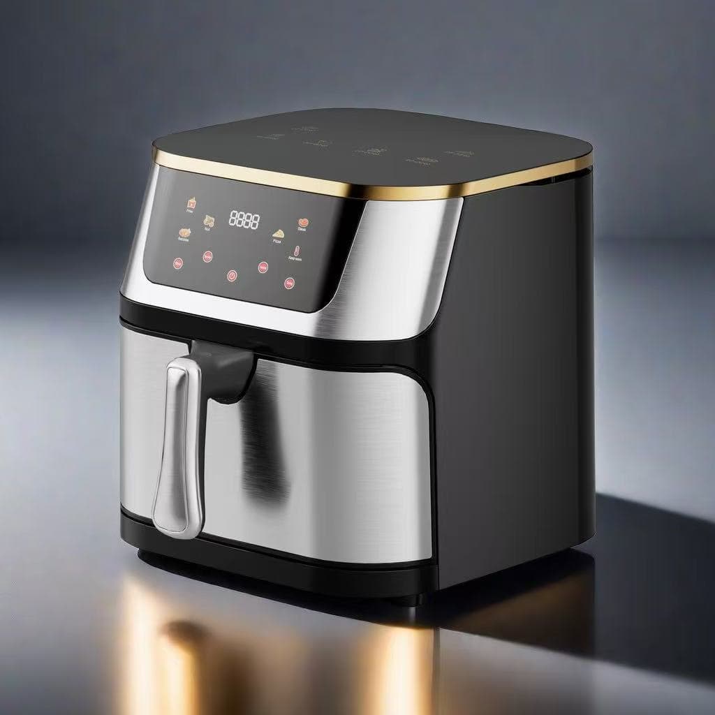 Airfryer 12L Visual Air Fryer Large Capacity Stainless Steel Multifunctional US Plug 110V Cross-Border Supply