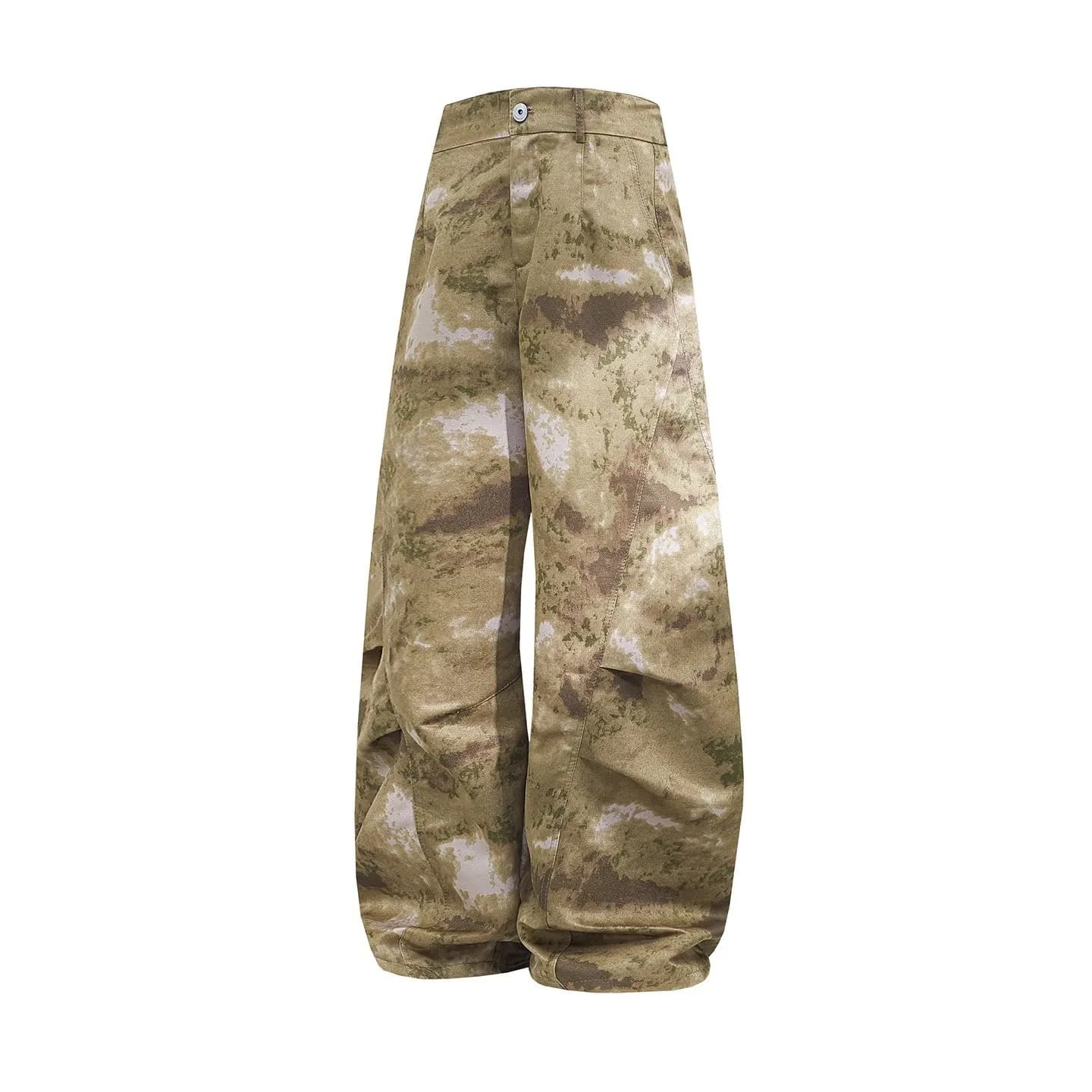 Autumn new style American wide-leg camouflage work pants casual pants camouflage straight pants KZ057P48