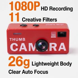 G6 Thumb Camera 1080P HD Mini Camera Outdoor Sports Student Pocket Photo Video Small Camera