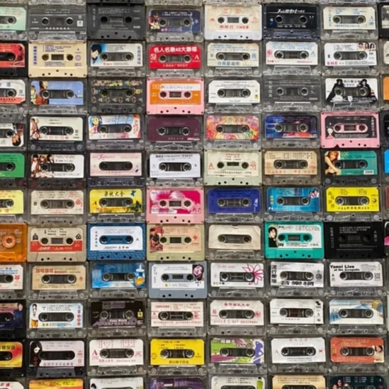 Retro decorative tapes, memories from the 80s-90s, suitable for bars and restaurants, listening not guaranteed, random shipping