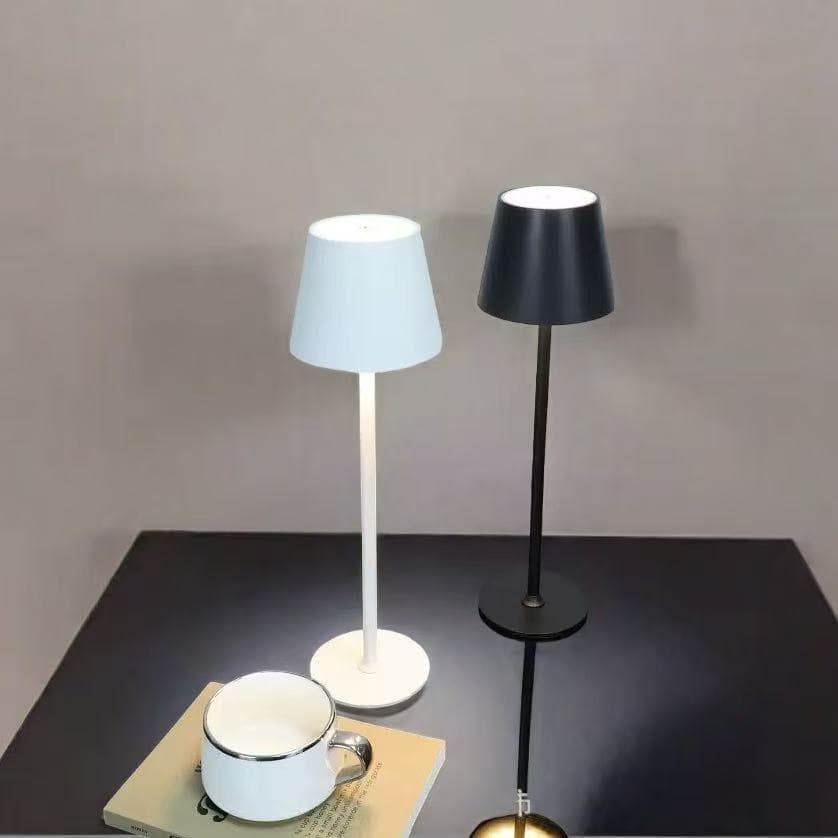 Cross-border USB Rechargeable LED High-Stool Table Lamp Hotel Bar Restaurant Decorative Wireless Touch Creative Night Light
