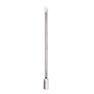 Manicure Tool Dual-Head Steel Cuticle Pusher, Stainless Steel Small Pusher for Nail Removal