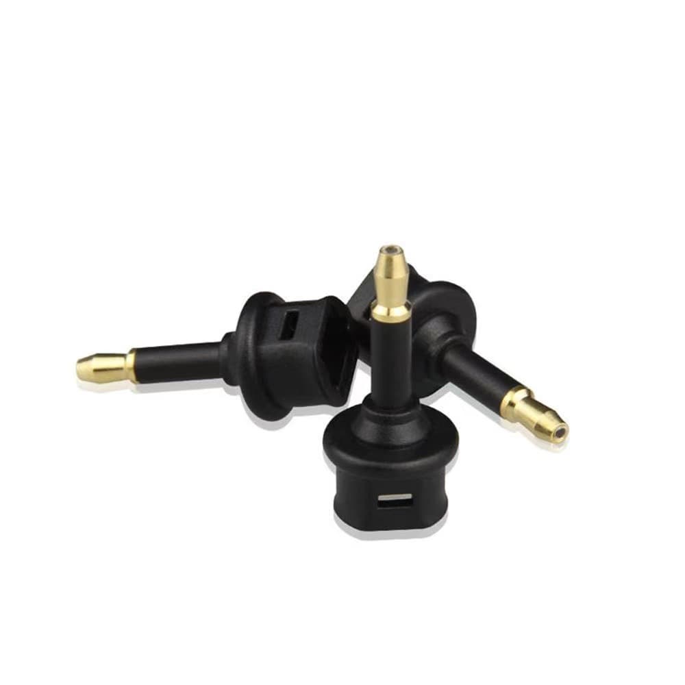 Fiber Optic Adapter Square to Round Digital Audio Fiber Optic Cable Converter Square Port to Round Port Round to Square