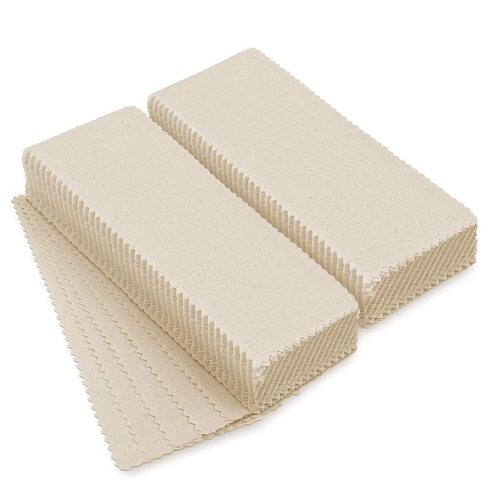 All Cotton Hair Removal Sheets Cotton Yellow Serrated Edge Wavy Edge Soft 7x20cm 100 Sheets/Pack