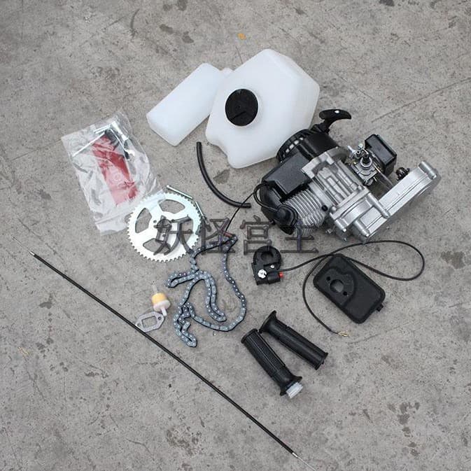49CC two-stroke engine mini trot bike modified motorcycle aircraft model gasoline engine full set of machines
