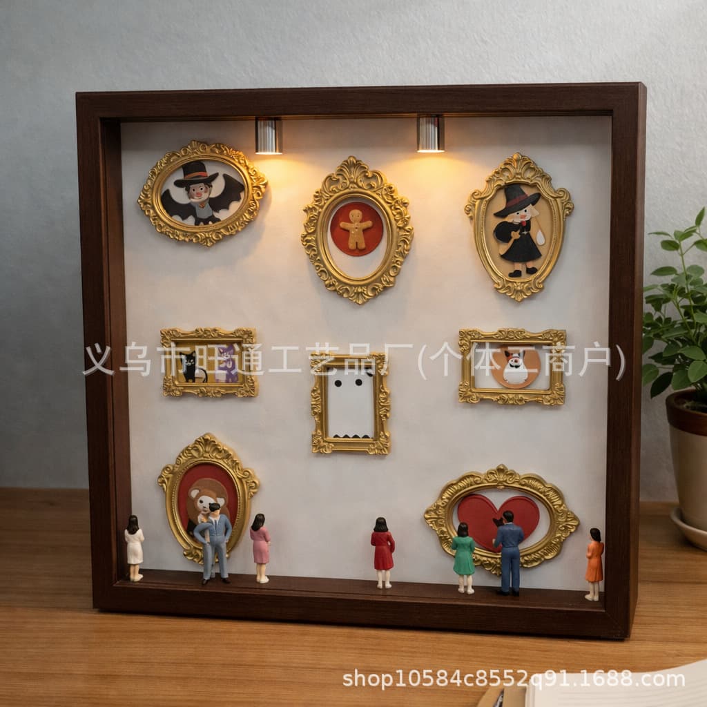 DIY Mini Museum Silhouette Box 2026 New 20cm