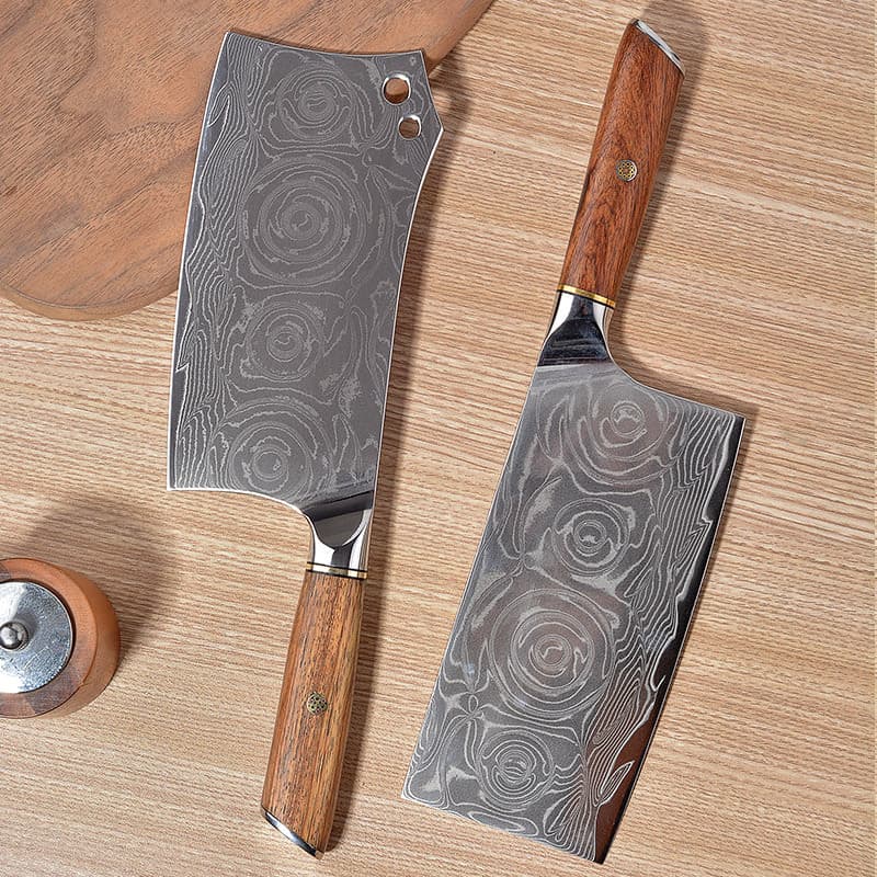 67-Layer Damascus Kitchen Knife for Home Use, Sharp Chef's Knife, Kitchen Tool for Chopping and Cutting, Forged
