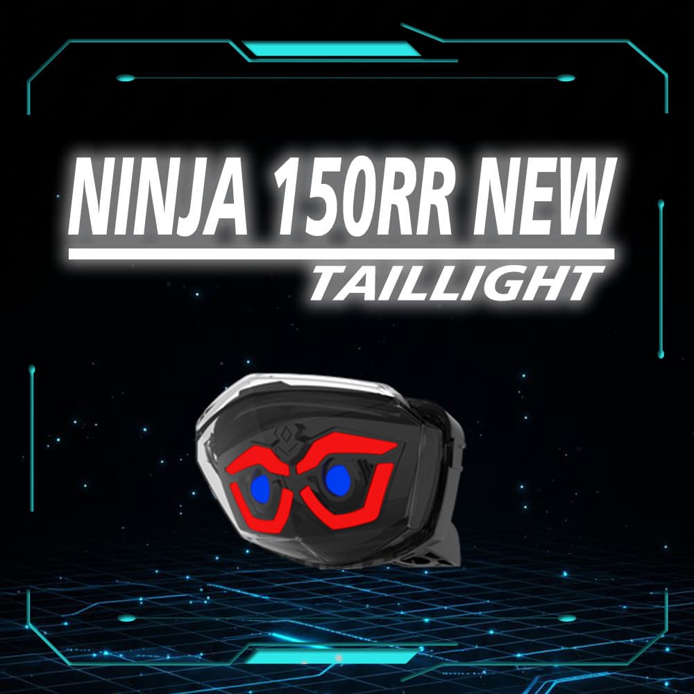 Suitable for NINJA 250 OLD/NINJA 150RR NEW motorcycle LED brake tail light modification parts