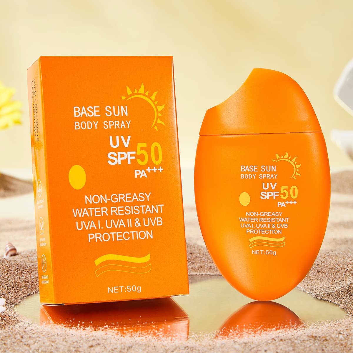 Cross-border exclusive supply of popular FORMBO sunscreen lotion SPF50 moisturizing and soft skin isolation sunscreen Sunscreen