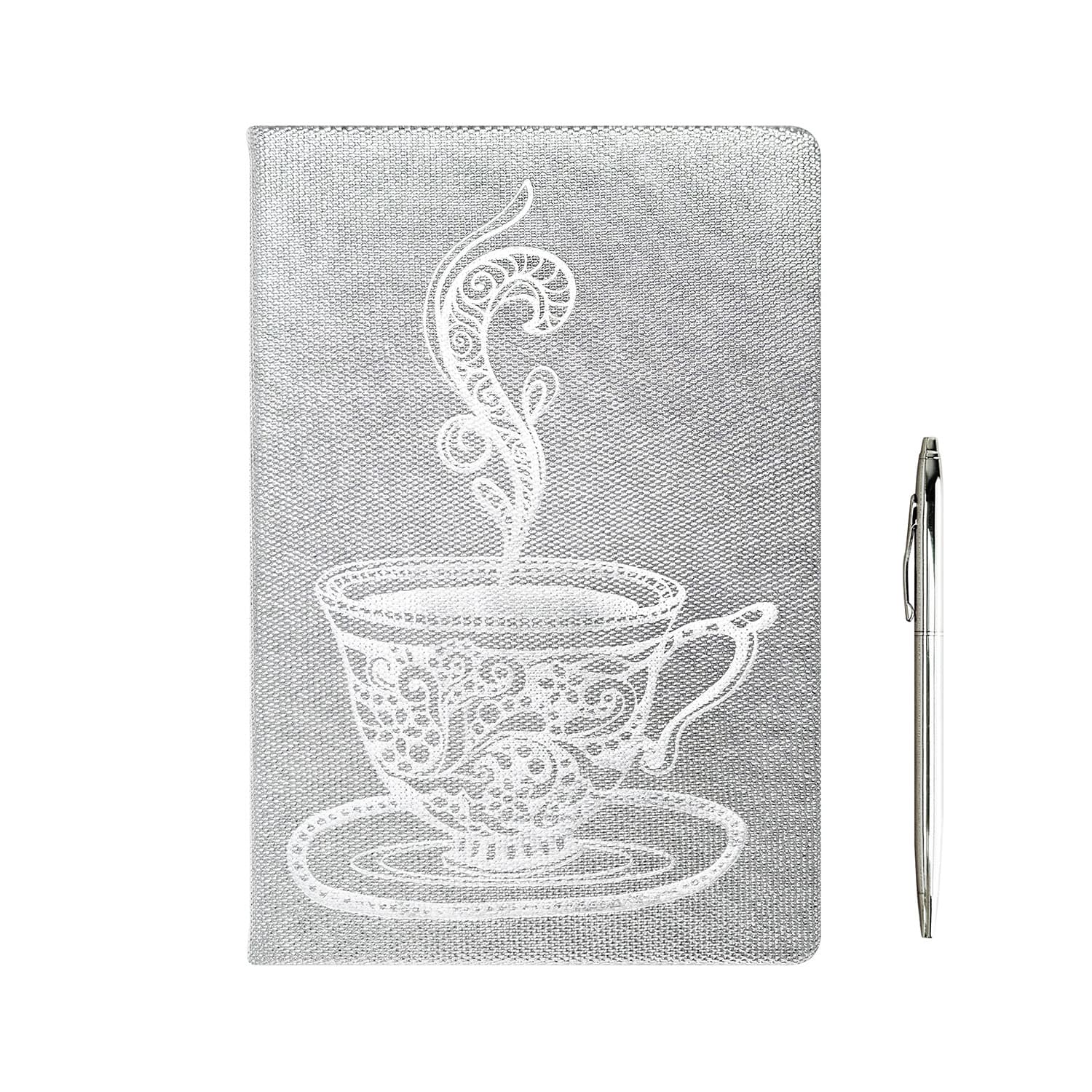 Customized A5 gold/silver high-end textured PU leather notepad business gift booklet enterprise customized LOGO booklet