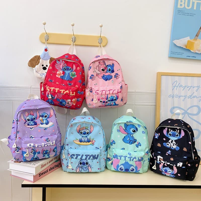 Cute Cartoon Kids Backpack Simple Durable Large Capacity Kindergarten Bag Fashion Lightweight Unisex