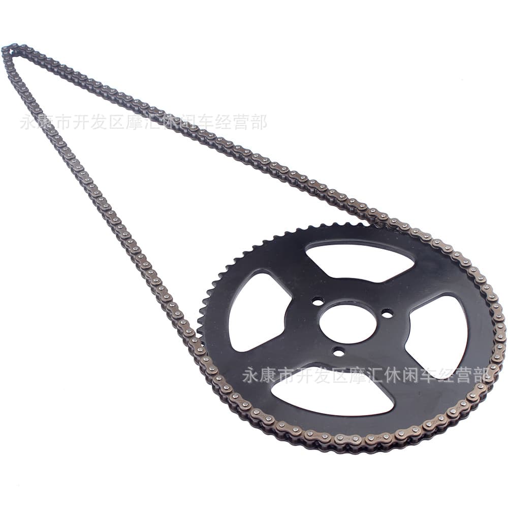 ATV Mini Motorcycle Parts 47/49CC Two-Stroke Chain Sprocket Large Flywheel 68 Teeth 25H 136 Links