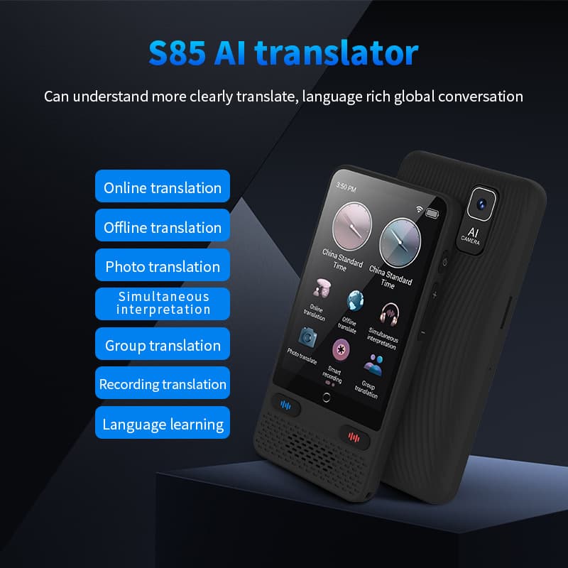 Smart Translator Multilingual for Overseas Meetings Accurate Offline Simultaneous Interpreter International Version