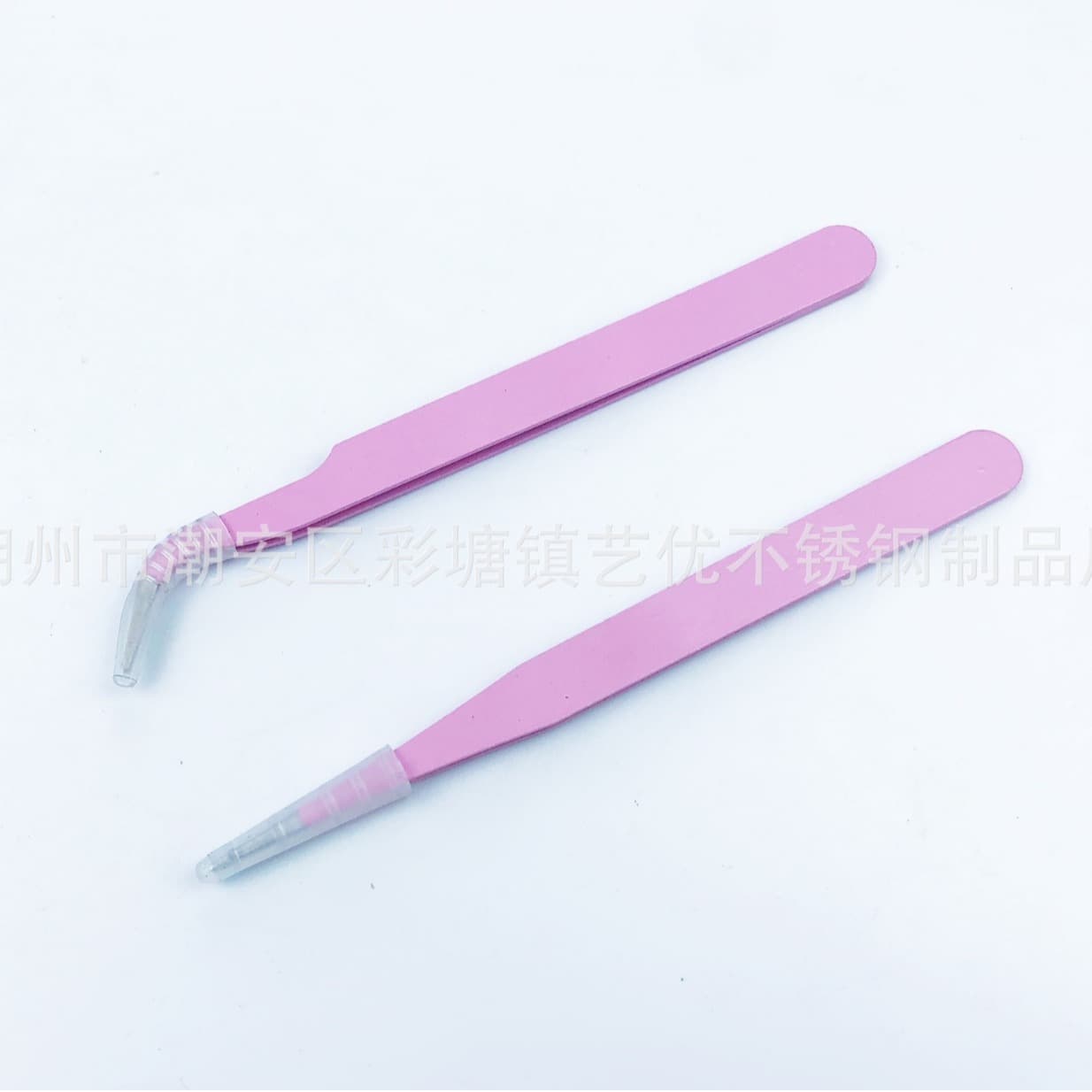 New 1.3MM scrapbooking tweezers, stainless steel makeup false eyelash tweezers, manual DIY nail art tweezers, multifunctional tool.