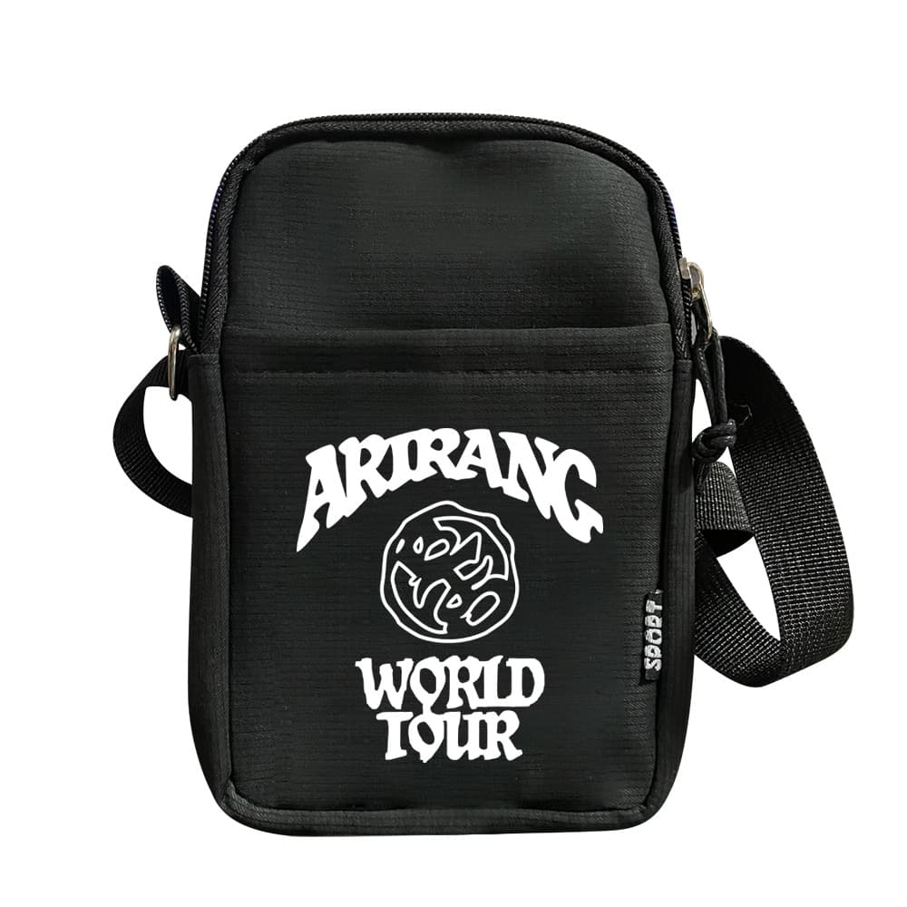 BTS WORLD TOUR ‘ARIRANG Crossbody Digital Convenience Storage Bag for Fans, Unisex
