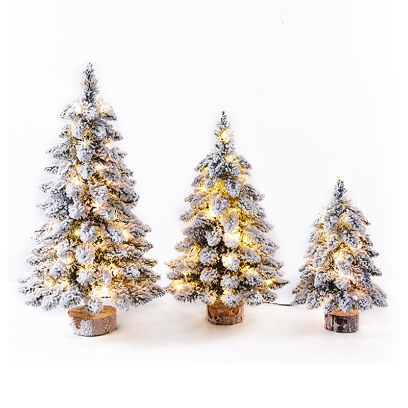 Mini Christmas Tree Small Flocked Tree Nordic Style Hanging Christmas Amazon Exclusive