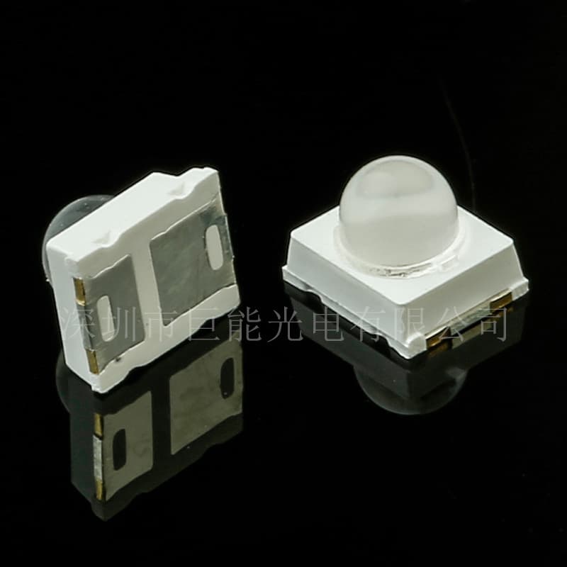 Source Factory 2835 LED Chip Red Light Dome with Lens 12mil 14mil 3528 Dome