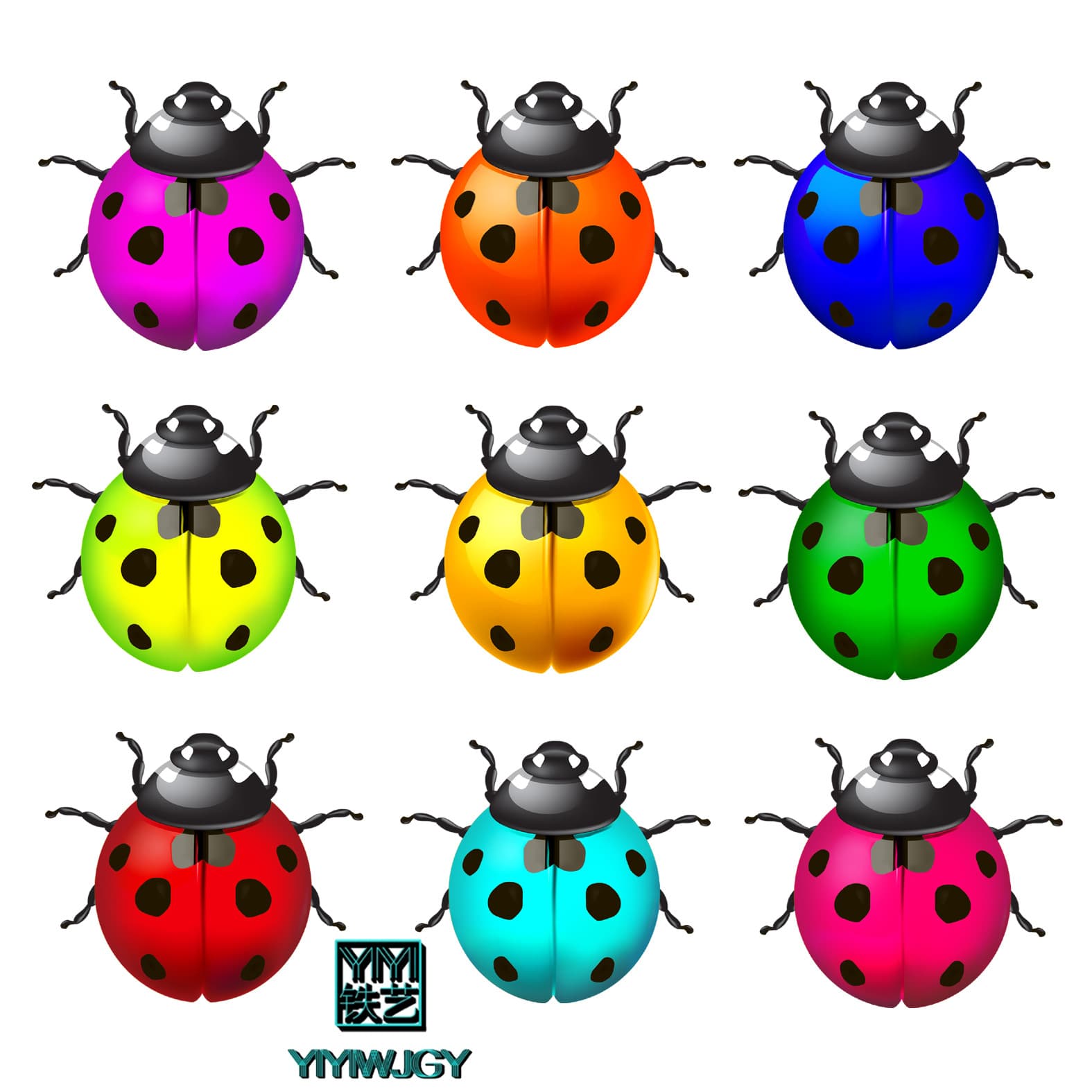 New Beetle Wall Decoration Hanging Home Craft Iron Art Ornament Indoor Outdoor Garden Decor