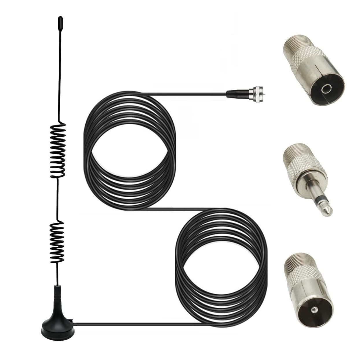 Fm Antenna Indoor Digital Am/Fm Radio Home Stereo Magnetic Base Fm/Am Radio Antenna