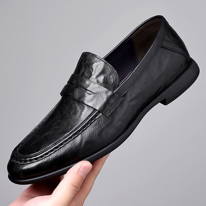 New Men's Loafers Dress Shoes Soft Sole Soft Leather Casual Business Shoes Comfortable Men's Driving Shoes Trendy Wholesale