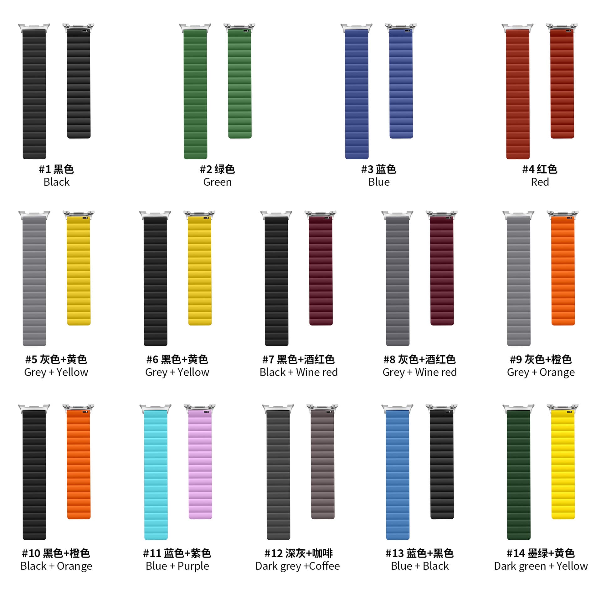 Suitable for Samsung Watch8/Watch Classic magnetic replacement strap, super adsorption, quick release design