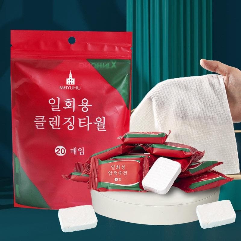 Disposable Compressed Towel Pure Cotton Facial Towel Portable Independent Packaging Travel Candy Cleansing Cloth Bulk Wholesale