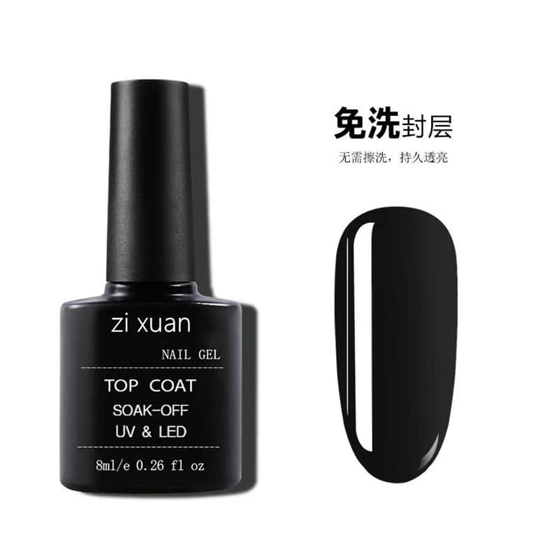 Cross-border Gel Polish Top Coat Base Coat Nail Art Supplies Odorless Matte Top Coat Wholesale