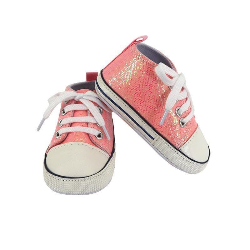 Classic Canvas Shoes Unisex Baby Walkers Comfortable Soft Bottom Sparkling Slip-On Toddler Sneakers Spring Autumn Winter Seasonal Wear