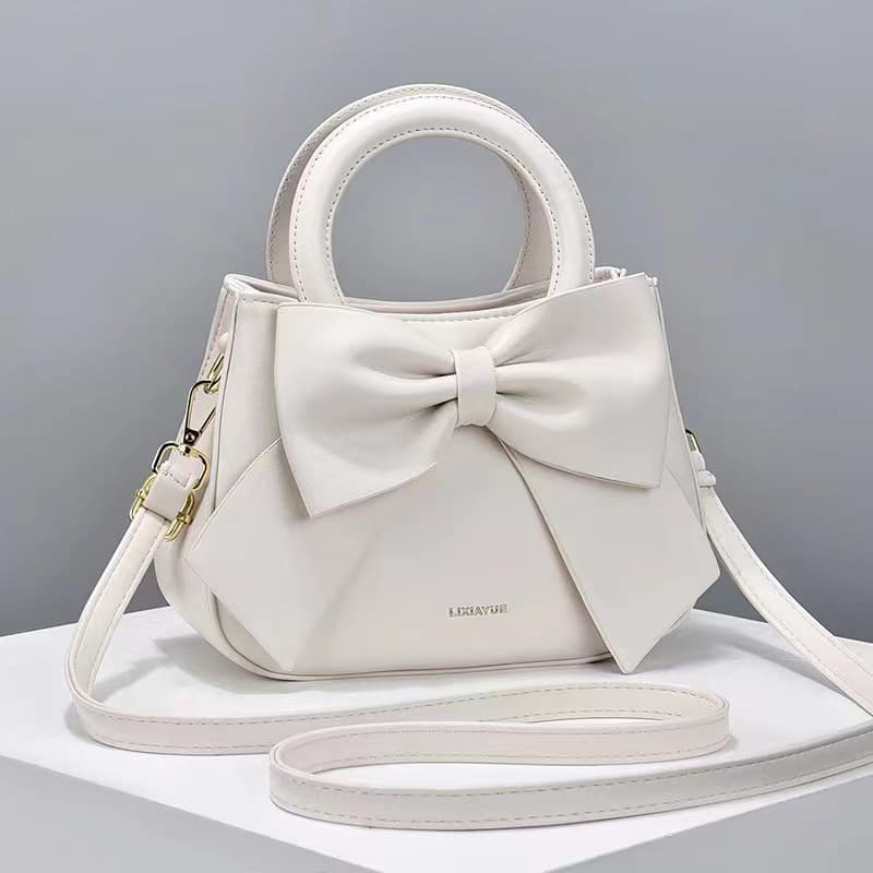 Taizhou Women's Bag Fashion Trendy Versatile Bow Light Luxury Ladies Handbag Shoulder Bag Crossbody Bag bags