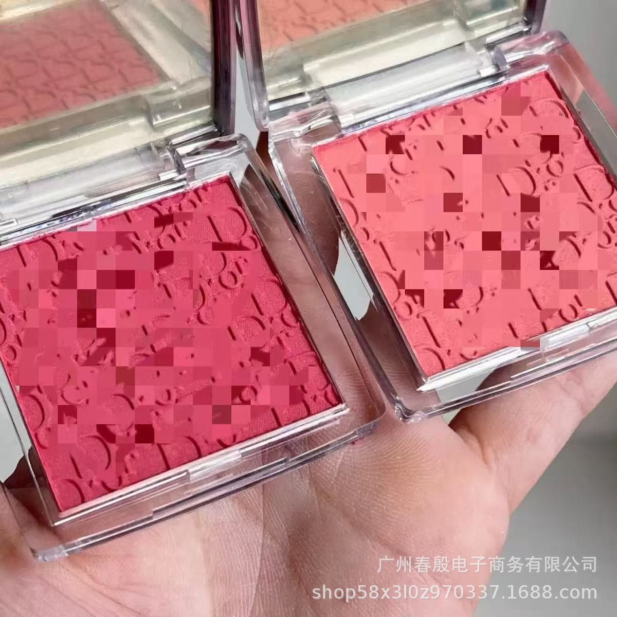 Cross-border Big Brand 25 New Version Di Family Embossed Monochrome Blush 4.5g Exclusive for Foreign Trade Stock Seven-Color Blush