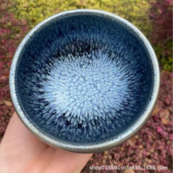 Imitation Song Dynasty 12.5mm Rabbit Fur Tea Set, Jianyang Jianzhan Large Tea Bowl, Tea Set Jar, Tea Basin, Extra Large Tea Dregs