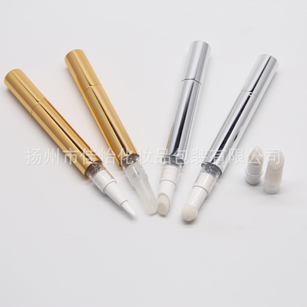 2ml Aluminum Cosmetic Twist Pen, Nail Essential Oil Pen, Teeth Whitening Twist Pen